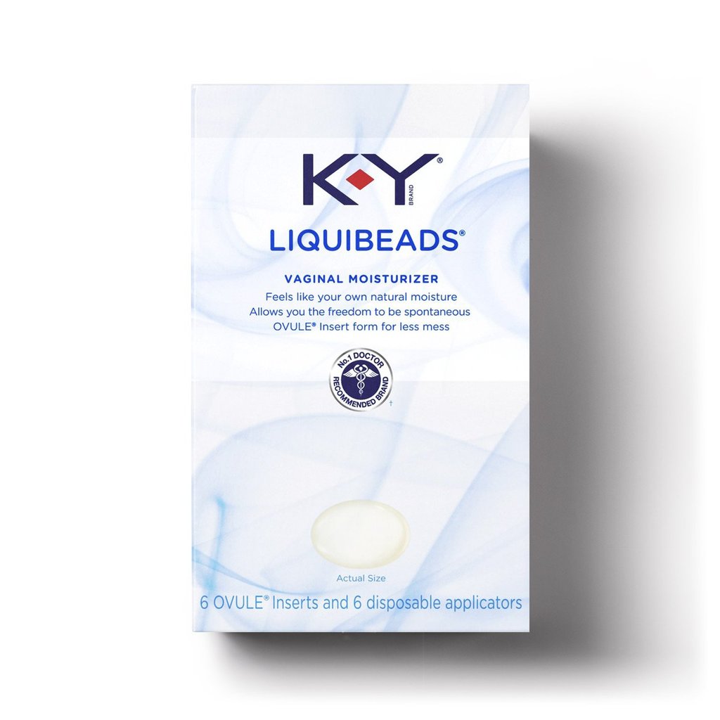 K-Y Liquibeads Vaginal Moisturizer, 6 Ov